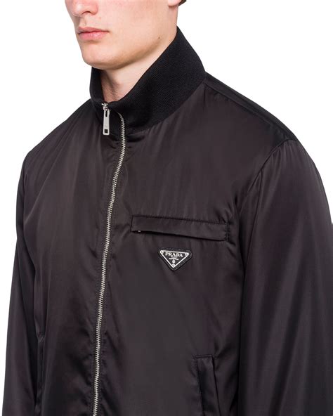 prada nylon jakke|Prada re nylon jacket.